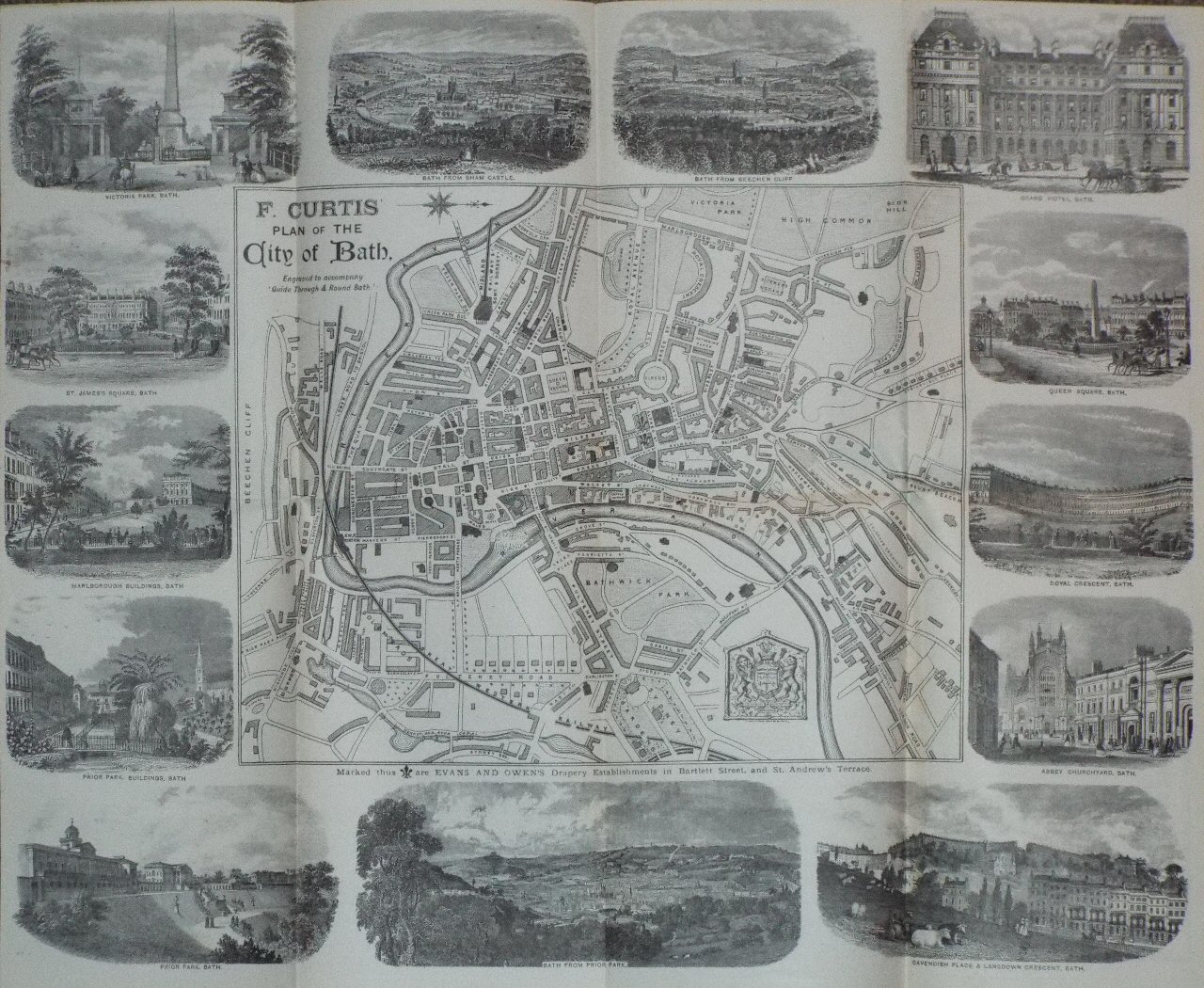 Map of Bath - Bath